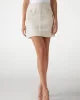 Guess DAPHNEE MINI FLAP SKIRT Kadın Krem Etek W5RD63WGW82-F0DP