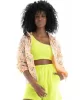 Guess DAVINA WINDBREAKER Kadın Yeşil Ceket V3GL03WFAQ2-P64A