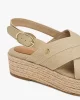 Tommy Hilfiger DENIM ESPADRILLE PLATFORM SANDAL Kadın  Sandalet FW0FW08669ACC