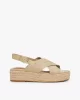 Tommy Hilfiger DENIM ESPADRILLE PLATFORM SANDAL Kadın  Sandalet FW0FW08669ACC