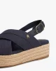 Tommy Hilfiger DENIM ESPADRILLE PLATFORM SANDAL Kadın  Sandalet FW0FW08669DW6