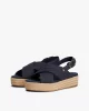 Tommy Hilfiger DENIM ESPADRILLE PLATFORM SANDAL Kadın  Sandalet FW0FW08669DW6