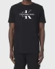 CK Jeans DISRUPTED OUTLINE MONOLOGO TEE Erkek SİYAH T-shirt J30J325190-BEH