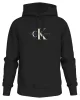 CK Jeans DISTRESSED MONOLOGO HOODIE Erkek SİYAH Sweatshirt J30J326875-BEH