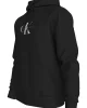 CK Jeans DISTRESSED MONOLOGO HOODIE Erkek SİYAH Sweatshirt J30J326875-BEH