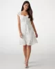 Guess Domıtılla Embro Dress Kadın Beyaz Elbise W5GK50WH521-G011