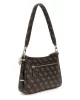 Guess Eco Erıca Top Zıp Shoulder Bag Kadın Kahverengi Çapraz Çanta HWEQG951018-BNL