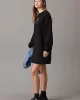 CK Jeans EMBROIDERED MONOLOGO CREW DRESS Kadın  Elbise J20J224834-BEH