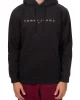 Tommy Jeans Erkek  Siyah  Logolu Sweatshirt