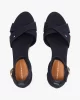 Tommy Hilfiger FLAG CRISS-CROS MID WEDGE ESPAD Kadın  Sandalet FW0FW08481DW6