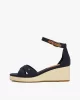 Tommy Hilfiger FLAG CRISS-CROS MID WEDGE ESPAD Kadın  Sandalet FW0FW08481DW6