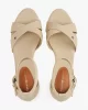 Tommy Hilfiger FLAG CRISS-CROS MID WEDGE ESPAD Kadın  Sandalet FW0FW08481ACC