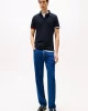 Tommy Hilfiger FLAG CUFF SLIM FIT POLO Erkek lacivert T-shirt MW0MW38458DW5