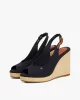 Tommy Hilfiger FLAG HIGH WEDGE ESPAD SLINGBACK Kadın  Sandalet FW0FW08597DW6