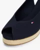 Tommy Hilfiger FLAG MID WEDGE ESPAD SLINGBACK Kadın  Sandalet FW0FW08595DW6