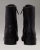 Calvin Klein FLAT COMBAT BOOT MONO MIX Kadın SİYAH Bot HW0HW02194-BEH