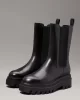CK Jeans FLATFORM CHELSEA BOOT MG LTH Kadın Siyah Bot YW0YW01542-0GJ