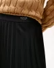 Tommy Hilfiger FLUID PLEATED PULL ON MIDI SKIRT Kadın Siyah Etek WW0WW43886BDS