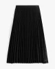 Tommy Hilfiger FLUID PLEATED PULL ON MIDI SKIRT Kadın Siyah Etek WW0WW43886BDS
