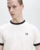 Fred Perry TAPED RINGER T-SHIRT Erkek  T-shirt M4620-129