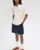 Fred Perry CREPE PIQUE ZIP NECK SHIRT Erkek  T-shirt M9886-560