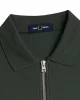 Fred Perry CREPE PIQUE ZIP NECK SHIRT Erkek  T-shirt M9886-X89