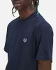 Fred Perry REAR POWDER LAUREL GRAPHIC TEE Erkek  T-shirt M7784-608