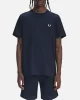 Fred Perry REAR POWDER LAUREL GRAPHIC TEE Erkek  T-shirt M7784-608