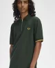 Fred Perry CREPE PIQUE ZIP NECK SHIRT Erkek  T-shirt M9886-X89