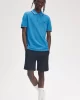Fred Perry Erkek Mavi  Polo Yaka T-shirt M3600-Y27
