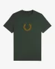 Fred Perry TEXTURED LAUREL WREATH T-SHIRT Erkek  T-shirt M8587-X89