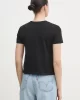 CK Jeans FRONT PHOTO GRAPHIC BABY TEE Kadın  T-shirt J20J225260-BEH