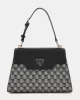 Guess G Wave Top Handle Flap Kadın Siyah El Çantası HWJT9344200-BLO