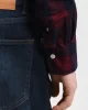 Gant Erkek  Kırmızı Regular Fit Düğmeli Yaka Kareli Gömlek