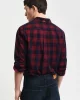 Gant Erkek  Kırmızı Regular Fit Düğmeli Yaka Kareli Gömlek