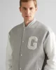 Gant G EMBRODERRYCOLLEGE SWEATSHIRT Erkek Gri Ceket 2524344T.93