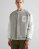 Gant G EMBRODERRYCOLLEGE SWEATSHIRT Erkek Gri Ceket 2524344T.93