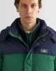 Gant RUBBER-LOGO PADDED DOWN JACKET Erkek Yeşil Mont 7124313T.433