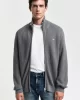 Gant COTTON MICRO TEXTURED ZIP CARDIGAN Erkek Beyaz Ceket 8030212.92