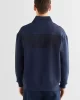 Gant WOVEN POCKET HALF ZIP SWEATSHIRT Erkek Lacivert Sweatshirt 2524340T.410