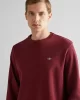 Gant Erkek Bordo Regular Fit Bisiklet Yaka Sweatshirt