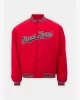 Guess Jeans GJ BOMBER WITH PATCH Erkek Kırmızı Mont M4BL24WG932-G585