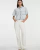 Guess jeans Gj Boxy Ss Shırt Kadın Mavi Gömlek W5GH0FD5M83-GJRV