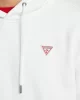 Guess jeans Gj Hood Slım Mını Trıang Sweat Erkek Beyaz Sweatshirt M4YQ22K9V31-G011