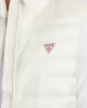 Guess Jeans GJ HOODED PUFFER VES Erkek Beyaz Yelek M4YN11WG922-G053