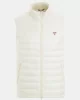 Guess Jeans GJ HOODED PUFFER VES Erkek Beyaz Yelek M4YN11WG922-G053