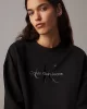 CK Jeans GLOSSY MONOLOGO REGULAR CREWNECK Kadın  Sweatshirt J20J224724-BEH