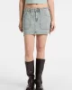 Guess GO SIDE ZIP SKIRT Kadın Mavi Etek W5GD1LD5OTA-GDSR