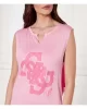 Guess 4G SL OVER TEE Kadın Pembe Elbise E5GI04K68D2-G66G