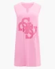Guess 4G SL OVER TEE Kadın Pembe Elbise E5GI04K68D2-G66G